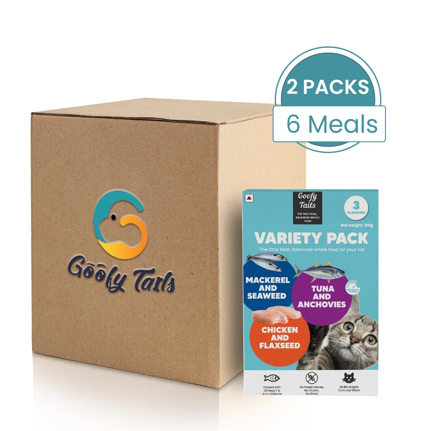 Goofy Tails Wet Cat Food & Kitten Food - Variety Pack