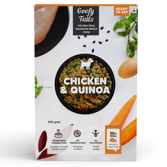 Goofy Tails Chicken and Quinoa Fresh Food for Dogs and Puppies 200g