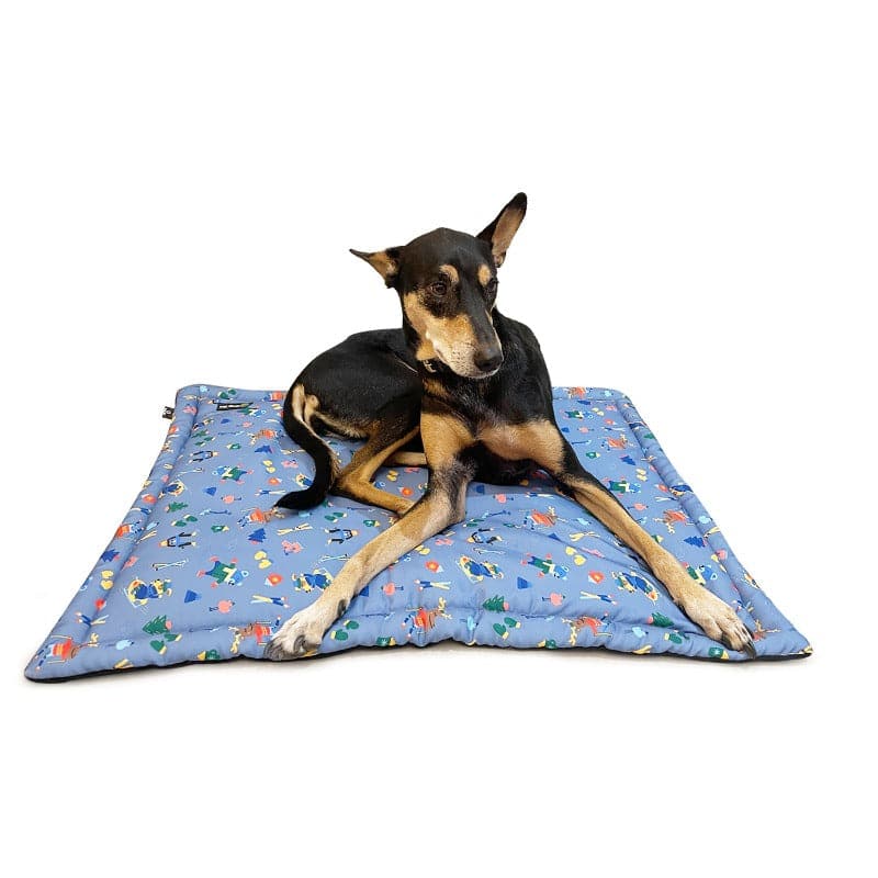 Goofy Tails Winter Party Playmat Washable Dog Mats | Dog Mats for Sleeping (7624097759382)