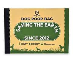 Goofy Tails Dog Poop Bags (100 Bags) | Biodegradable and Compostable | Leak Proof Eco - Friendly Pet Waste Disposable Bags (33cm x 23cm)