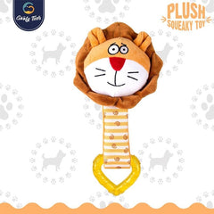 Goofy Tails |Puppy Lion Heart Squeaky Plush Dog Chew Toy| for Small & Medium Breeds