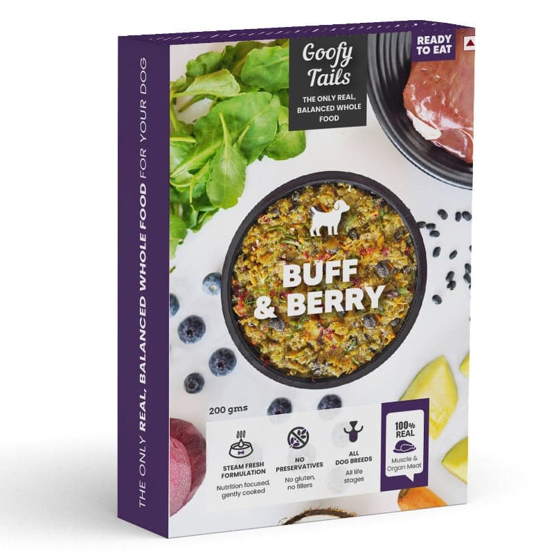 Goofy Tails Buff & Berry Fresh Food for Dogs and Puppies 200g (7623037026454)