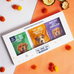 Goofy Tails Diwali Treat Box for Dogs - 3 Packs (70 gm/ Pack)